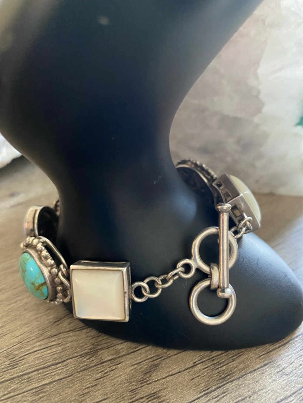 Whitney Kelly 925 Gemstone Art Bracelet – Boho Luxe Statement - Picture 4 of 9